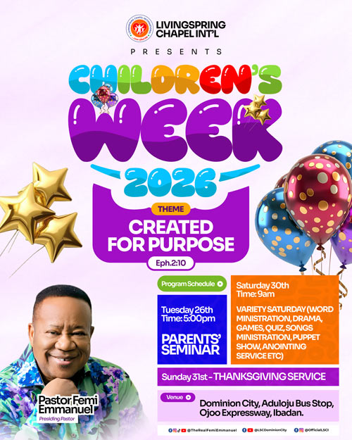 Children's Week 2026 - 'Crafted for Purpose'
